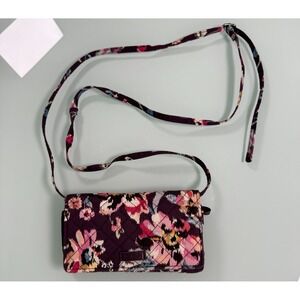 Vera Bradley Crossbody Bag Indiana Rose Pattern RFID Safe GrannyCore